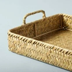 36" Extra-Large Natural Woven Basket Tray - Hearth & Hand™ With Magnolia -Furniture Store GUEST 083542f0 e041 4044 94a4 4e728bb306d1