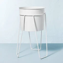 Powder-Coated Metal Planter White - Hearth & Hand™ With Magnolia 9 Powder-Coated Metal Planter White - Hearth & Hand™ With Magnolia -Furniture Store GUEST 0ef79e31 41bb 41a0 9d3a 3df931a7f5d8
