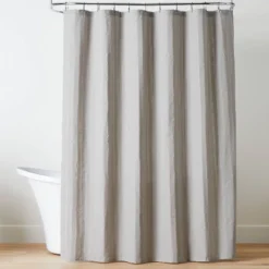 Crinkle Stripe Woven Shower Curtain - Hearth & Hand™ With Magnolia -Furniture Store GUEST 12eccc21 15b6 4f53 9374 db40d0d2b19d