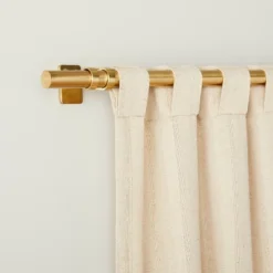 Fleck Stripe Leno Weave Curtain Panel Natural - Hearth & Hand™ With Magnolia -Furniture Store GUEST 1f5ec473 c412 41e9 9654 b9d01af55308