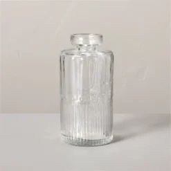 Ribbed Clear Glass Bud Vase - Hearth & Hand™ With Magnolia -Furniture Store GUEST 2286386d 3a94 4818 84ed f09772246027