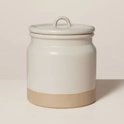 Dry Goods Stoneware Crock Canister Warm Gray/Clay - Hearth & Hand™ With Magnolia 11 Dry Goods Stoneware Crock Canister Warm Gray/Clay - Hearth & Hand™ With Magnolia -Furniture Store GUEST 276e425a 33ae 423c 93b3 aa935cdd40be