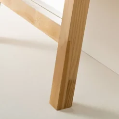 71" Standing Wood Framed Mirror Natural - Hearth & Hand™ With Magnolia -Furniture Store GUEST 35db195e 7987 4933 82c1 b2b22975adb3