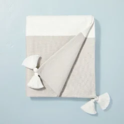 Tasseled Color Block Woven Throw Blanket - Hearth & Hand™ With Magnolia -Furniture Store GUEST 35f46129 7b6b 41e9 9ceb 79b53330dbb9