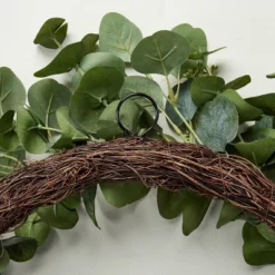 24" Faux Seeded Eucalyptus Wreath - Hearth & Hand™ With Magnolia -Furniture Store GUEST 3d7ecc78 94d6 48fc 863e 0b71f2a7dee9