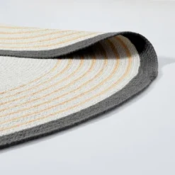 Round Border Stripe Braided Area Rug Neutral - Hearth & Hand™ With Magnolia -Furniture Store GUEST 4063a892 83b4 4e70 94ef 3b9cca03ee67