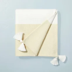 Tasseled Color Block Woven Throw Blanket - Hearth & Hand™ With Magnolia -Furniture Store GUEST 49823eff bab3 42b1 9eed 76b0cb16af7e