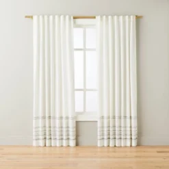 Engineered Hem Stripes Curtain Panel Cream/Gray - Hearth & Hand™ With Magnolia 9 Engineered Hem Stripes Curtain Panel Cream/Gray - Hearth & Hand™ With Magnolia -Furniture Store GUEST 743f48fe 2c11 440f a426 eae94b06c663