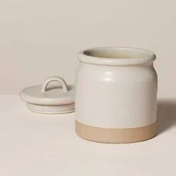 Dry Goods Stoneware Crock Canister Warm Gray/Clay - Hearth & Hand™ With Magnolia 8 Dry Goods Stoneware Crock Canister Warm Gray/Clay - Hearth & Hand™ With Magnolia -Furniture Store GUEST 783827b2 e2af 4d5b acc8 84432284eebb