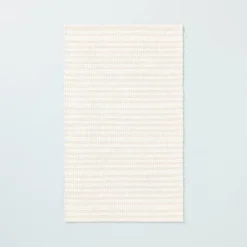 Textured Stripe Indoor/Outdoor Woven Area Rug Beige/Cream - Hearth & Hand™ With Magnolia 8 Textured Stripe Indoor/Outdoor Woven Area Rug Beige/Cream - Hearth & Hand™ With Magnolia -Furniture Store GUEST 81adbddd c71c 4ad6 a930 83f20b4a4740
