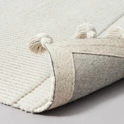 Texture Border Stripe Rug Cream/Silver Gray - Hearth & Hand™ With Magnolia -Furniture Store GUEST 94669fa7 9809 4e40 99dd 993073cf36dc