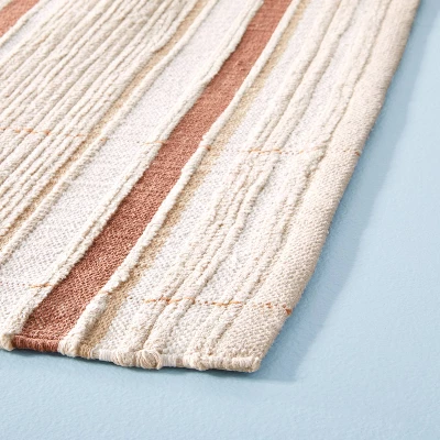 Scatter Stripe Rug Cream/Brown - Hearth & Hand™ With Magnolia 2 Scatter Stripe Rug Cream/Brown - Hearth & Hand™ With Magnolia - Image 2