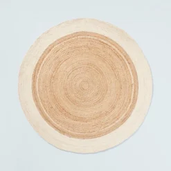 Bordered Color Block Braided Jute Area Rug Cream/Natural - Hearth & Hand™ With Magnolia 8 Bordered Color Block Braided Jute Area Rug Cream/Natural - Hearth & Hand™ With Magnolia -Furniture Store GUEST a0c10415 4f9c 4b5a b871 4df723b8b079