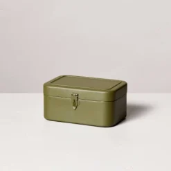 Decorative Metal Storage Box Green - Hearth & Hand™ With Magnolia -Furniture Store GUEST a8afceba 0ae7 4309 ba71 a0e1832484a9