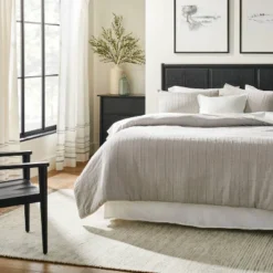 Engineered Hem Stripes Curtain Panel Cream/Gray - Hearth & Hand™ With Magnolia 8 Engineered Hem Stripes Curtain Panel Cream/Gray - Hearth & Hand™ With Magnolia -Furniture Store GUEST ad95d83d b0b9 44d5 9bce d75c7c8d927f