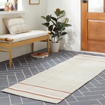 Scatter Stripe Rug Cream/Brown - Hearth & Hand™ With Magnolia 1 Scatter Stripe Rug Cream/Brown - Hearth & Hand™ With Magnolia