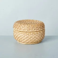 Woven Basket With Lid Natural - Hearth & Hand™ With Magnolia -Furniture Store GUEST cd13636c be60 427b b7e0 6ad52733400f