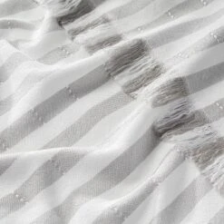 Clipped Stripe Dobby Throw Blanket - Hearth & Hand™ With Magnolia -Furniture Store GUEST ebe67199 b34c 45bd a90d cacdaa51b3ff